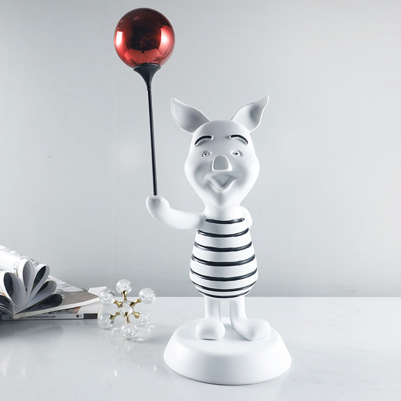 Speelse Decoratieve Varkensfiguur
