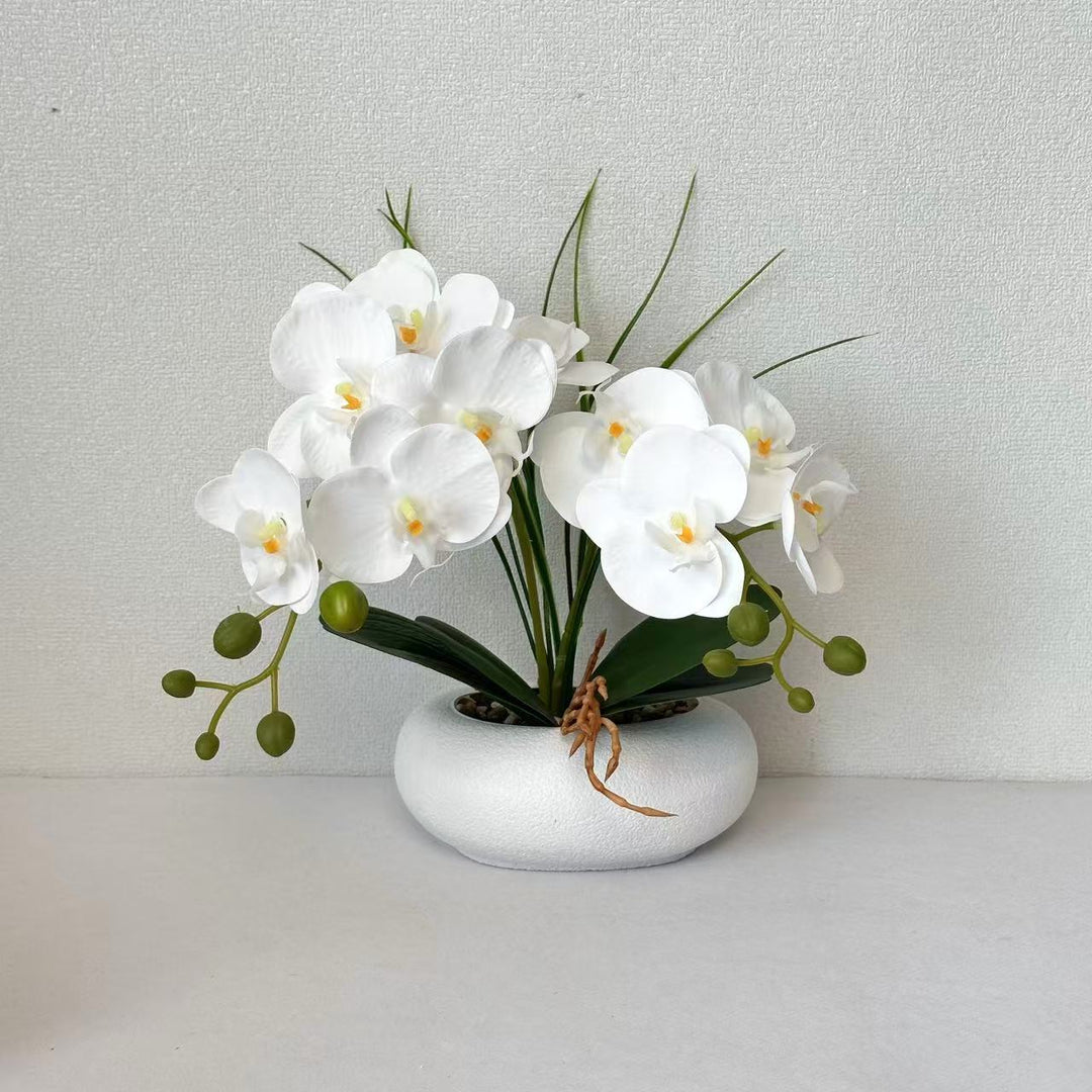 Levensechte Orchidee Bloemboeket Arrangeren