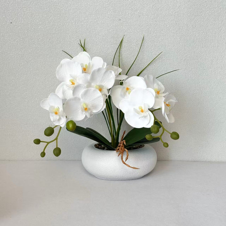 Levensechte Orchidee Bloemboeket Arrangeren