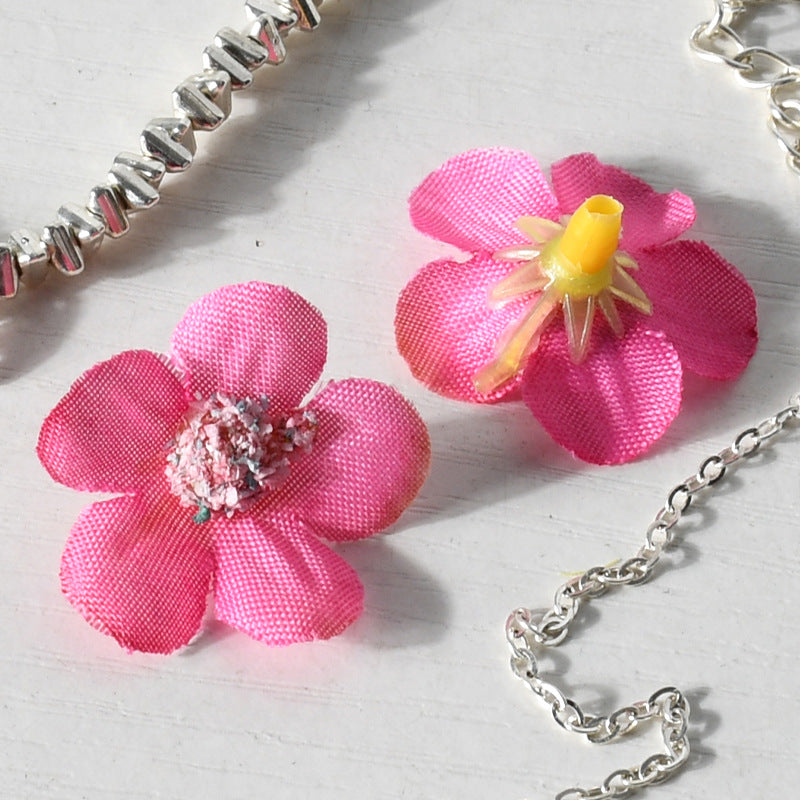 Glanzende Bloemige Haaraccessoires