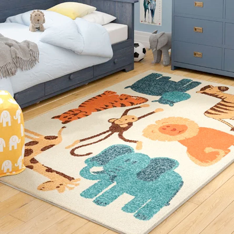 Schattige konijnenthema decoratieve vloerkleed voor thuis
