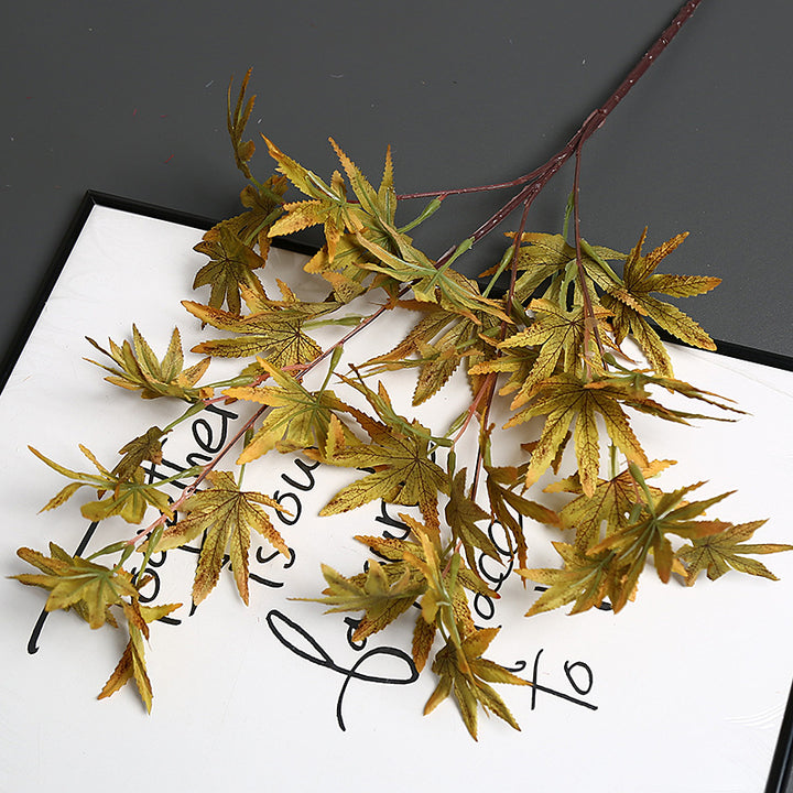 Decoratieve Nep Maple Leaf Steel voor Hu decor