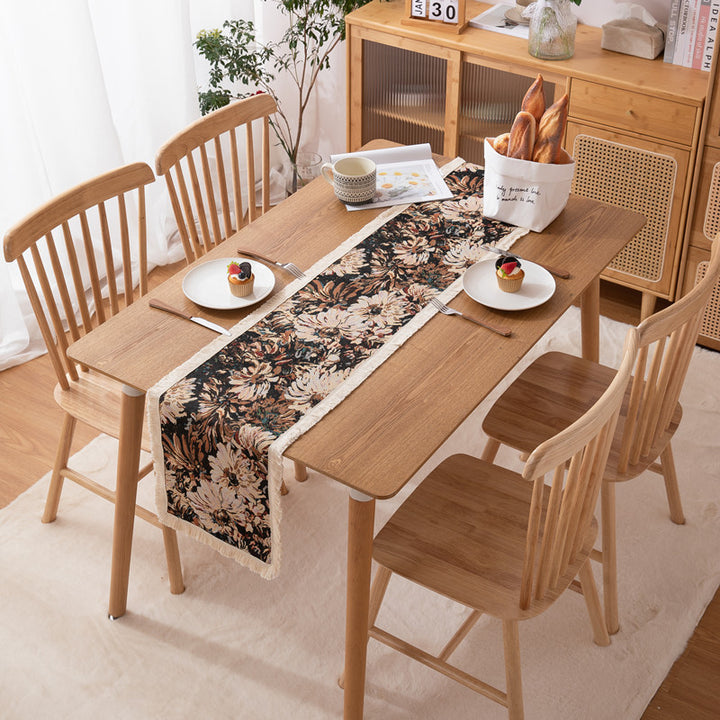 Bloemenprint Tafelloper