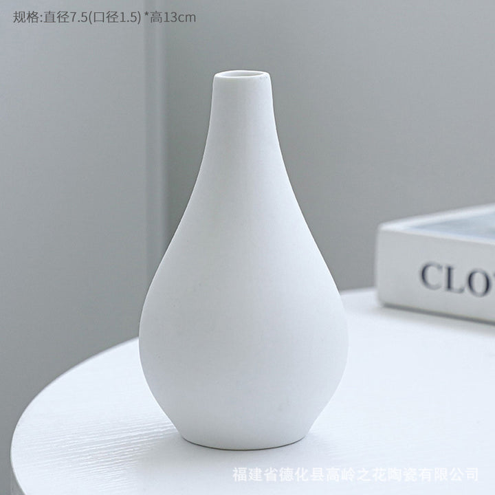 Elegante Minimalistische Keramische Bloemvaas