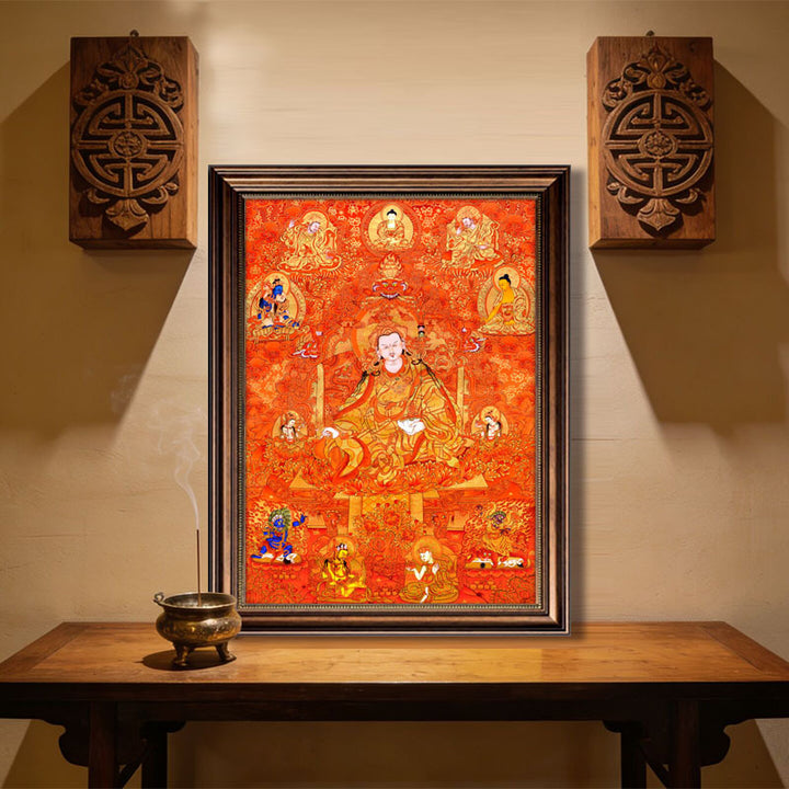 Intricate Religieuze Canvas Kunstwerk