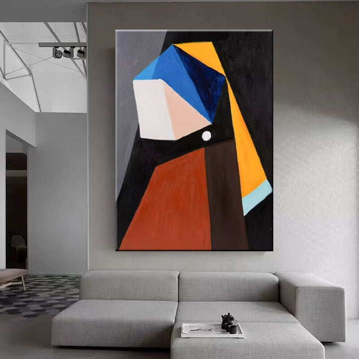 Geometrische Abstracte Canvas Kunst