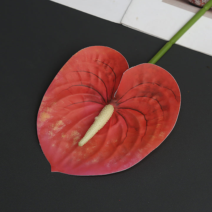 Elegante Faux Anthurium Bloem