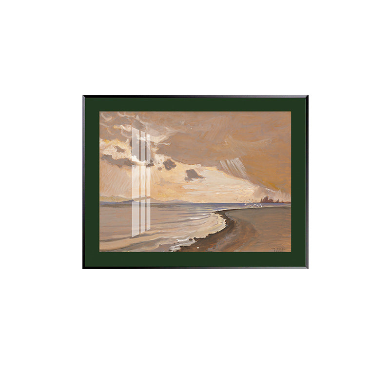 Gekaderde Kustlandschap Kunstwerk