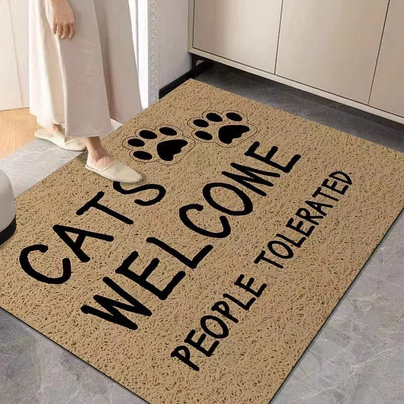 Welkom Thema Decoratieve Vloermat