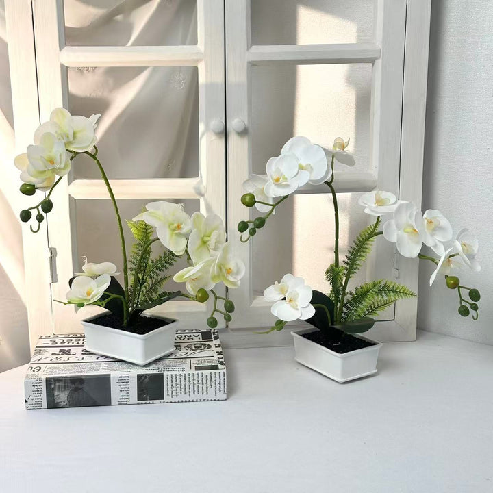 Elegante Kunstmatige Orchidee Arrangement voor Binnenhuis Decor