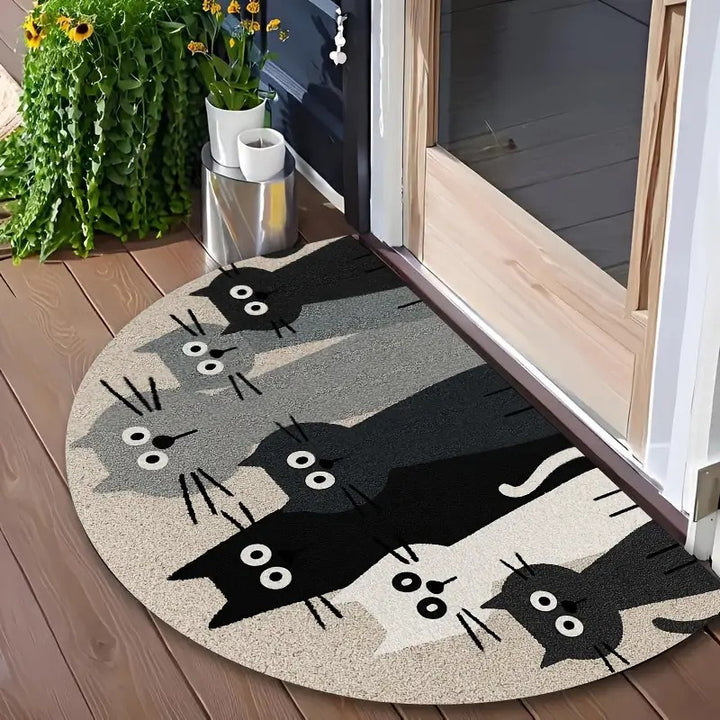 Kat-Thema Decoratieve Deurmat