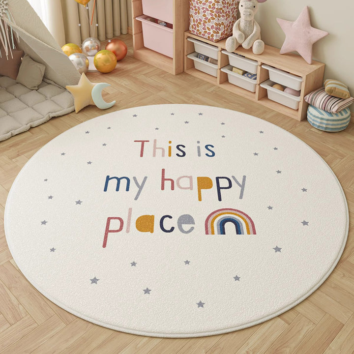 Speelse Circulaire Area Rug