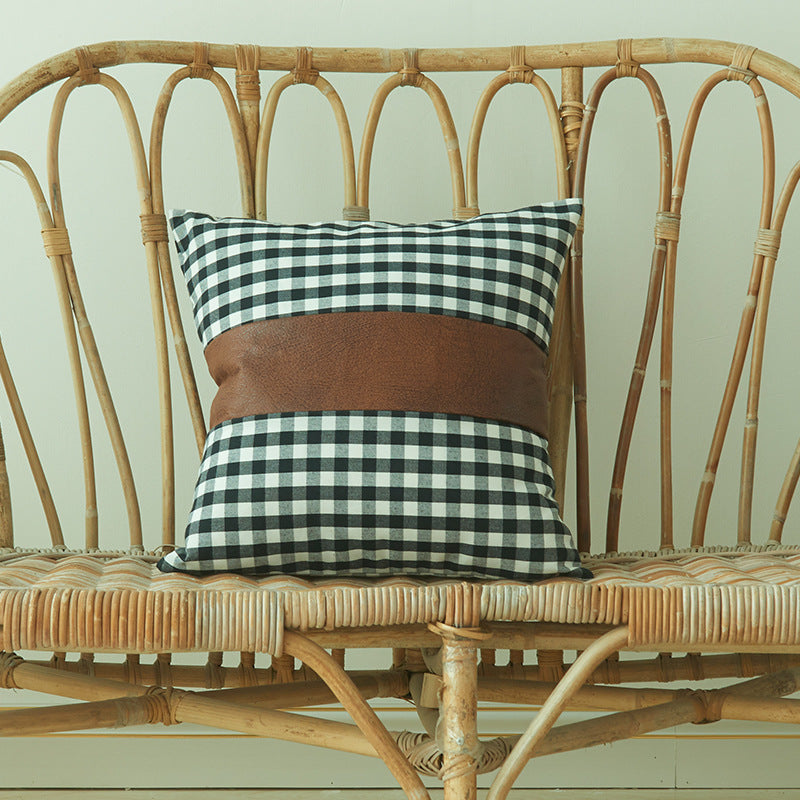 Gingham Check Decoratieve Kussen