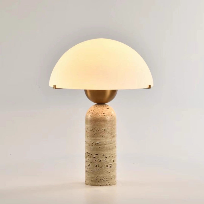 Moderne Tafellamp met Elegante Koepelscherm