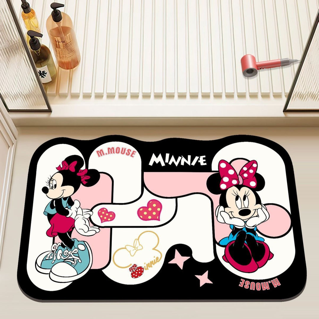 Mickey Mouse Themed Plush Badmat