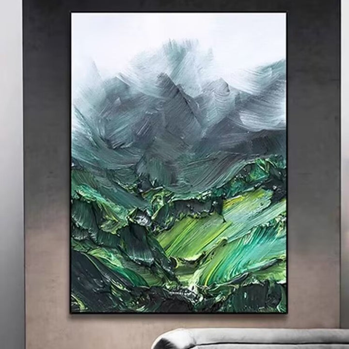 Gegevenslandschap Canvasprint