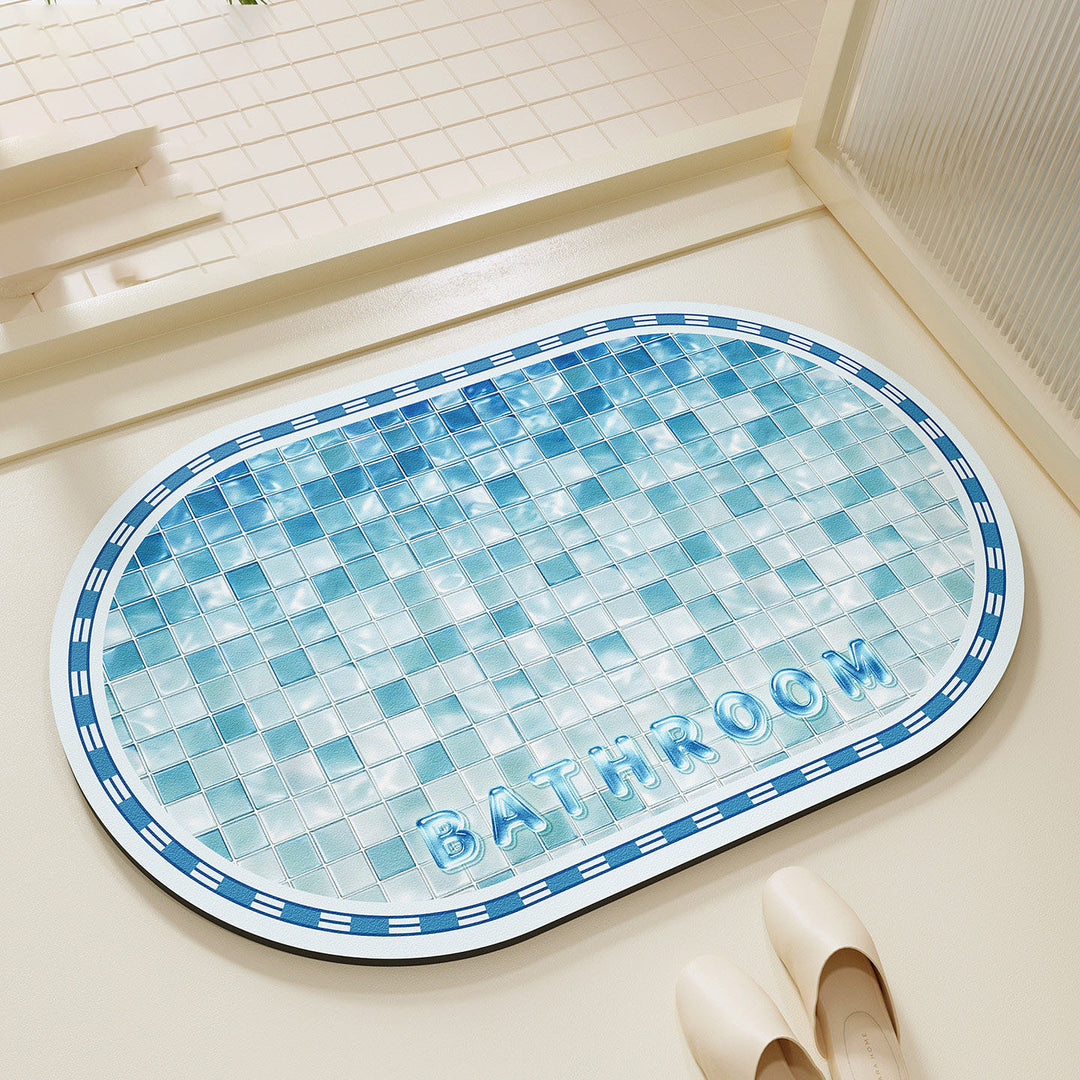 Decoratieve Mozaïekpatroon Badmat