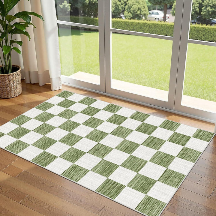 Decoratieve Bloemmotief Vloerkleed