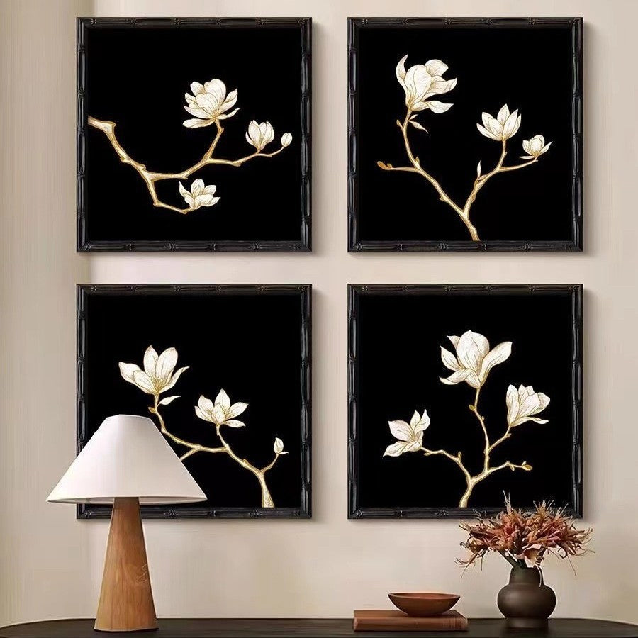 Ingemaakte Botanische Wandkunst