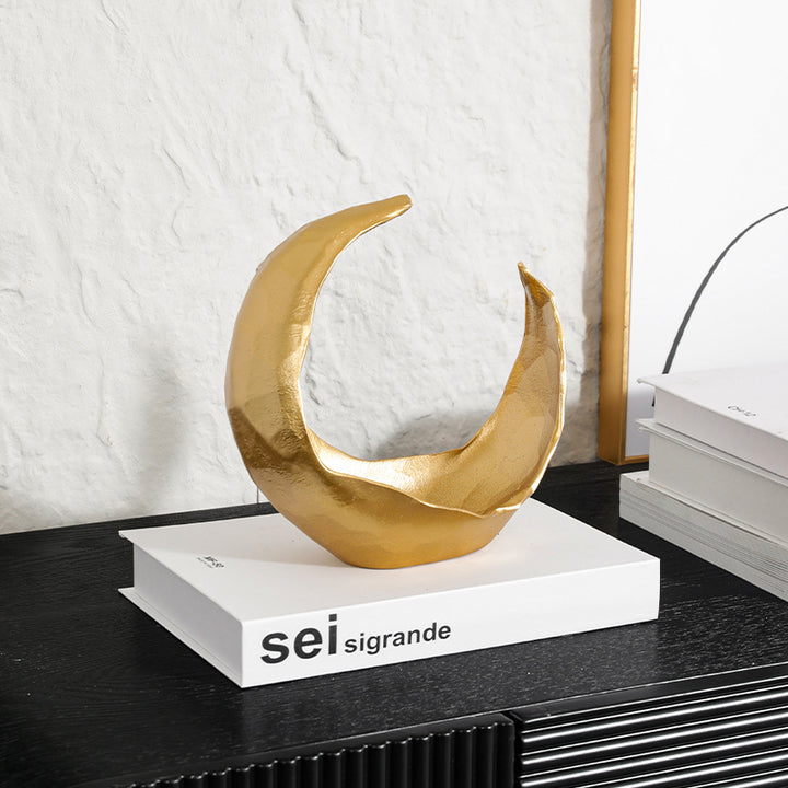 Decoratieve Abstracte Maan Sculptuur