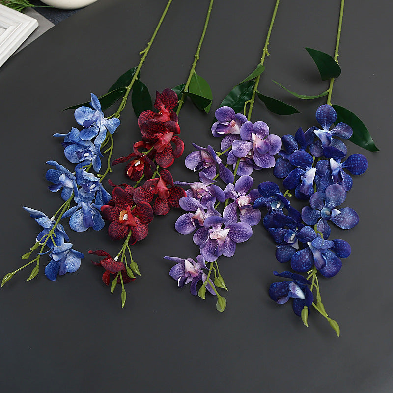 Elegant Faux Orchidee Steel voor Huisdecoratie Tentoonstelling