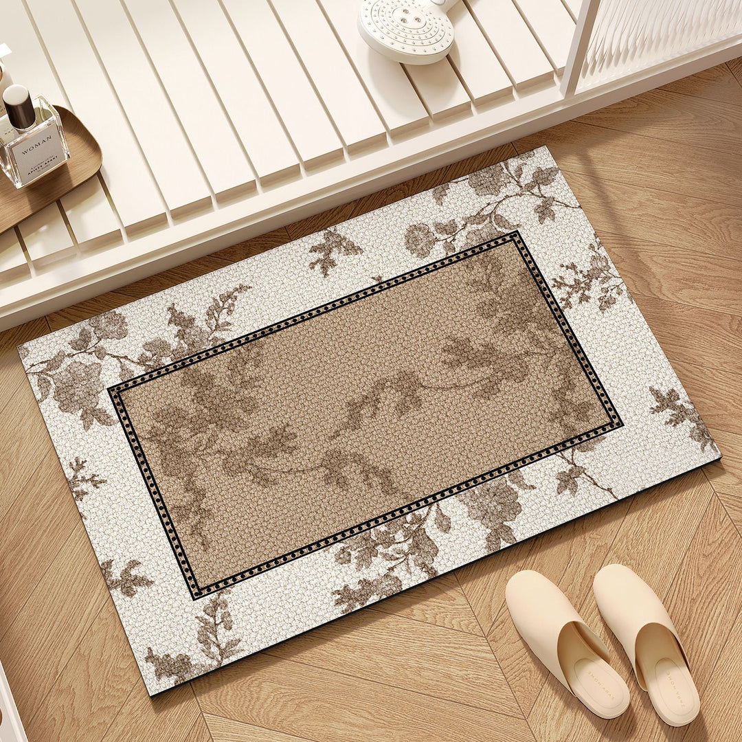 Elegante Bloemmotief Vloerkleed