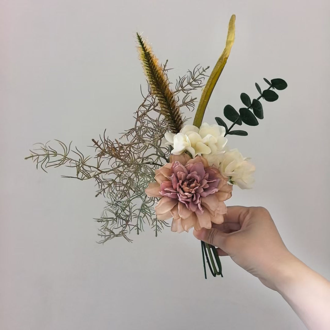Levensechte Succulente Bloemboeket