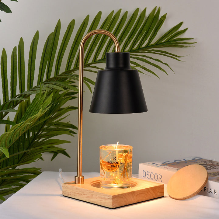 Moderne Bureau Lamp met Houten Basis