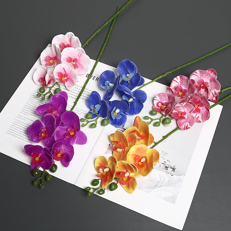 Levensechte Orchidee Bloem Steel