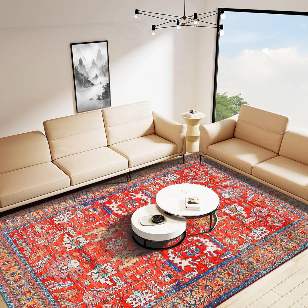 Elegante Bloemige Ontwerp Tapijt