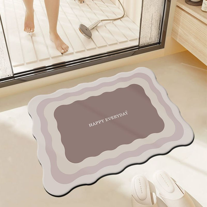 Zachte Pluche Antislip Badmat
