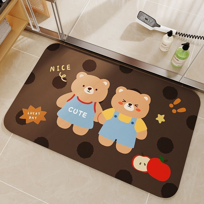 Schattige Cartoon Beer Badmat