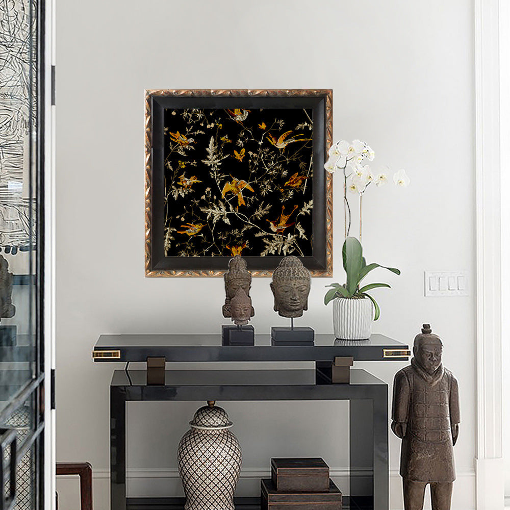 Decoratieve Geframed Eenhoorn Wandtapijt Kunstwerk