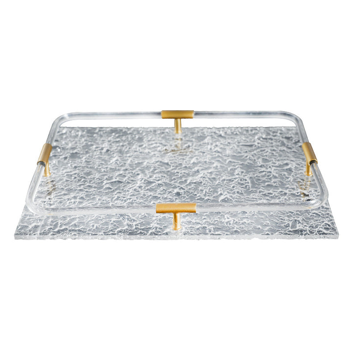 Decoratieve Glazen Serveerplank