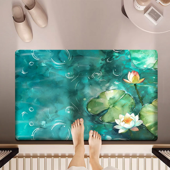 Artistieke Koi Vissen Vloerkleed