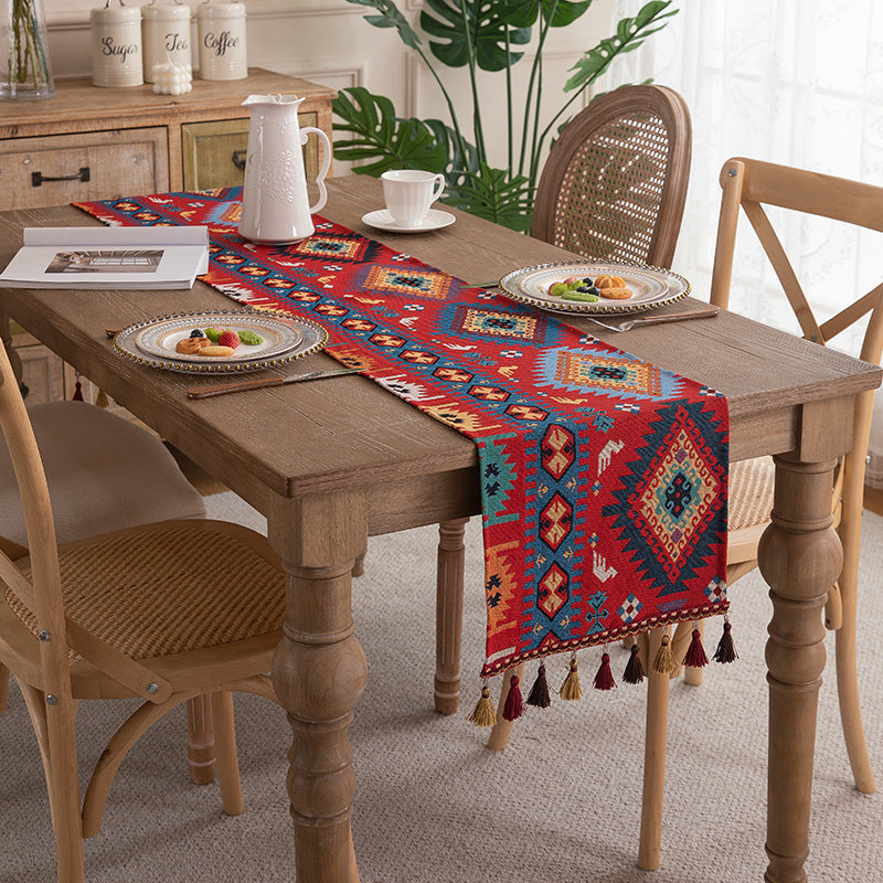 Decoratieve Bloemenprint Tafelkleed