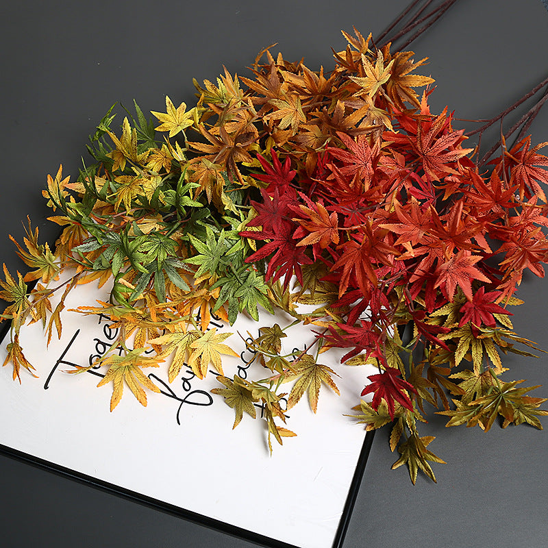 Decoratieve Nep Maple Leaf Steel voor Hu decor