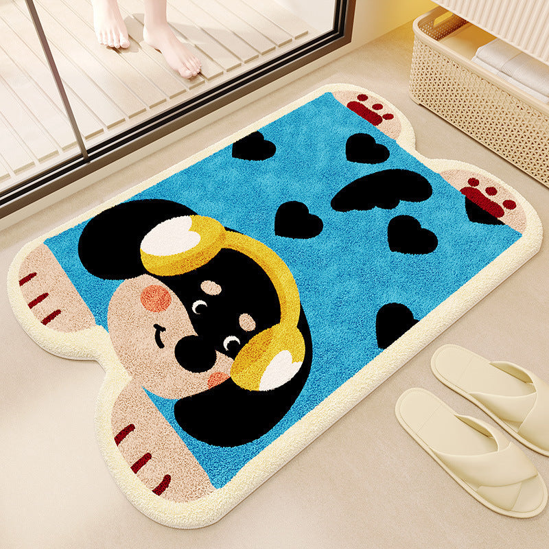Cartoon Pluche Badmat