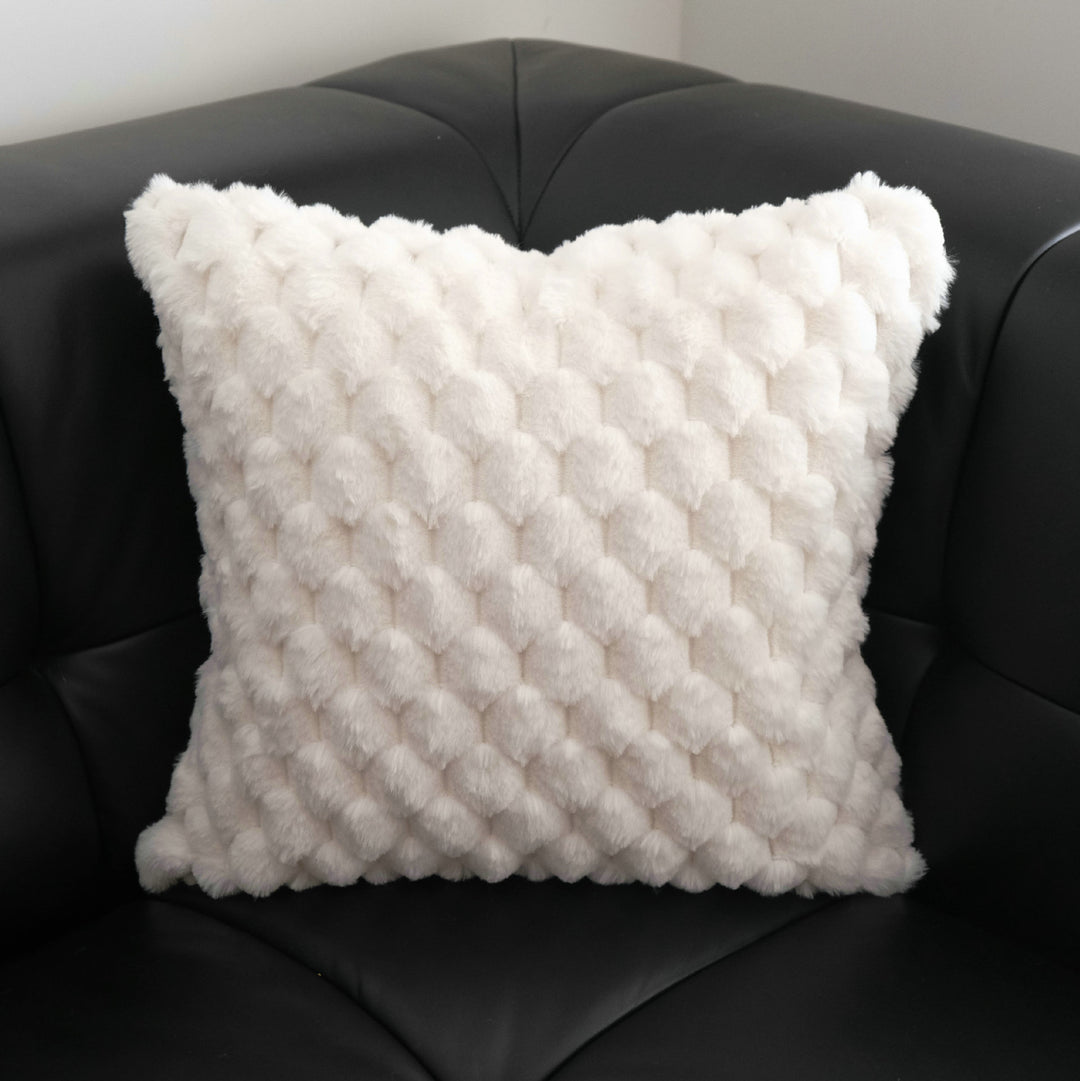 Pluche Textuur Accent Kussen