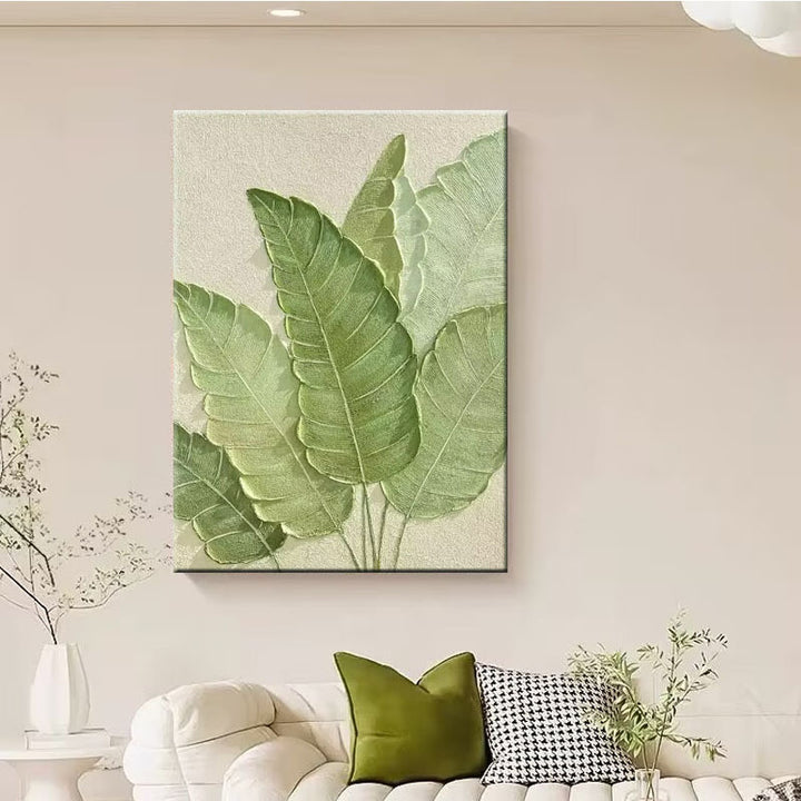 Blad-Thema Reliëf Wanddecoratie