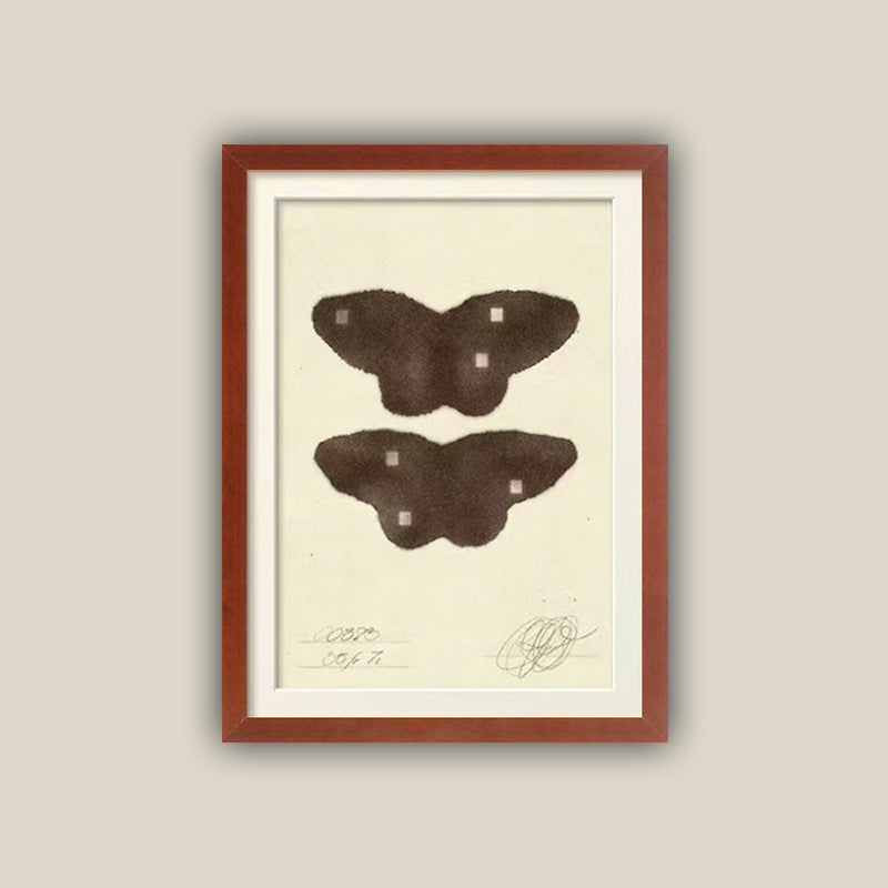 Artistieke Vlinder Ingelijst Print
