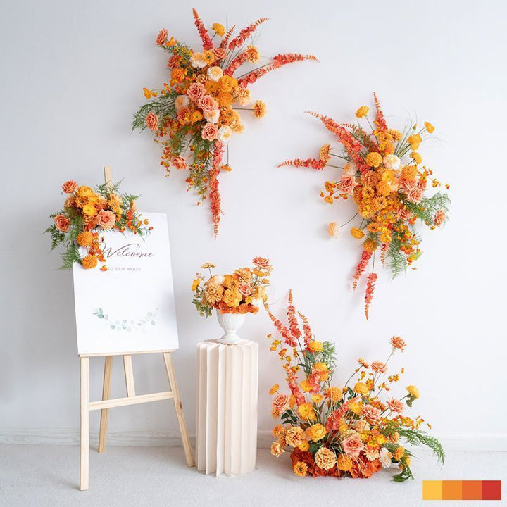 Vibrant Floral Muurdecoratie