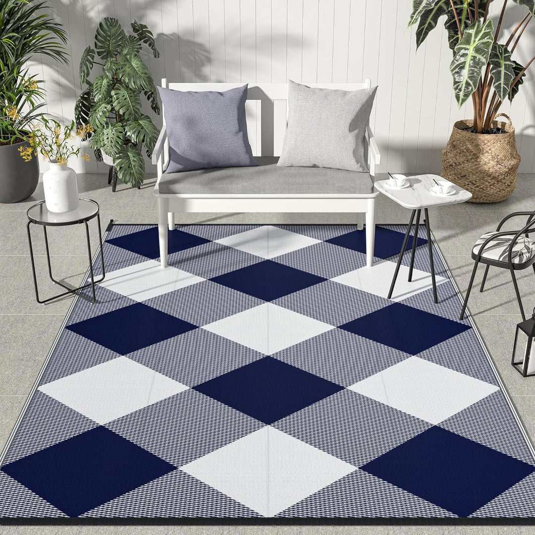 Geometrisch Patroon Buiten Areaal Mat