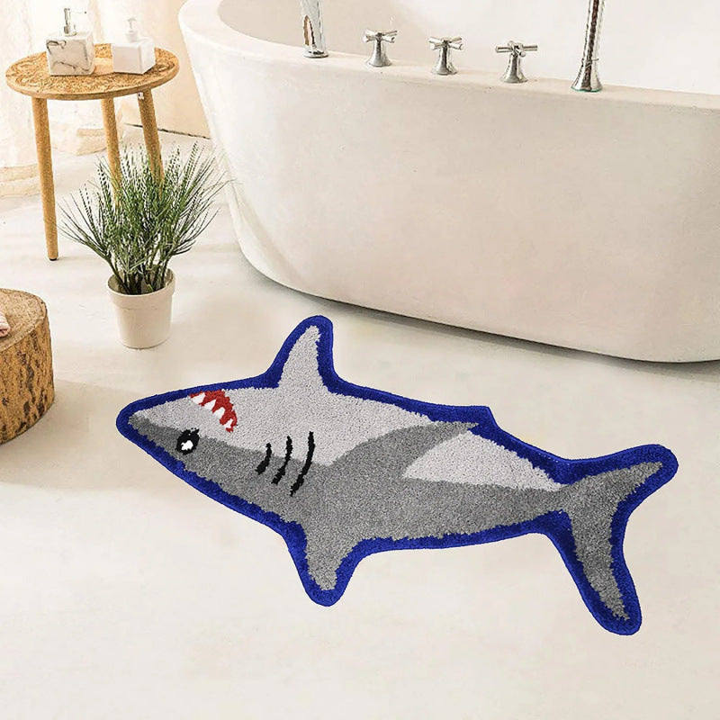 Viswinkelvormige Decoratieve Badmat