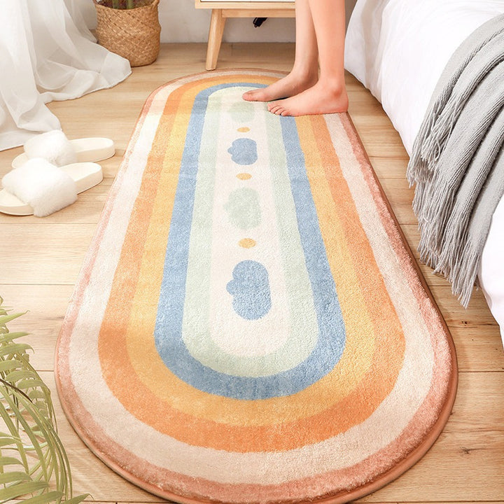 Zachte Pluche Decoratieve Loper Mat
