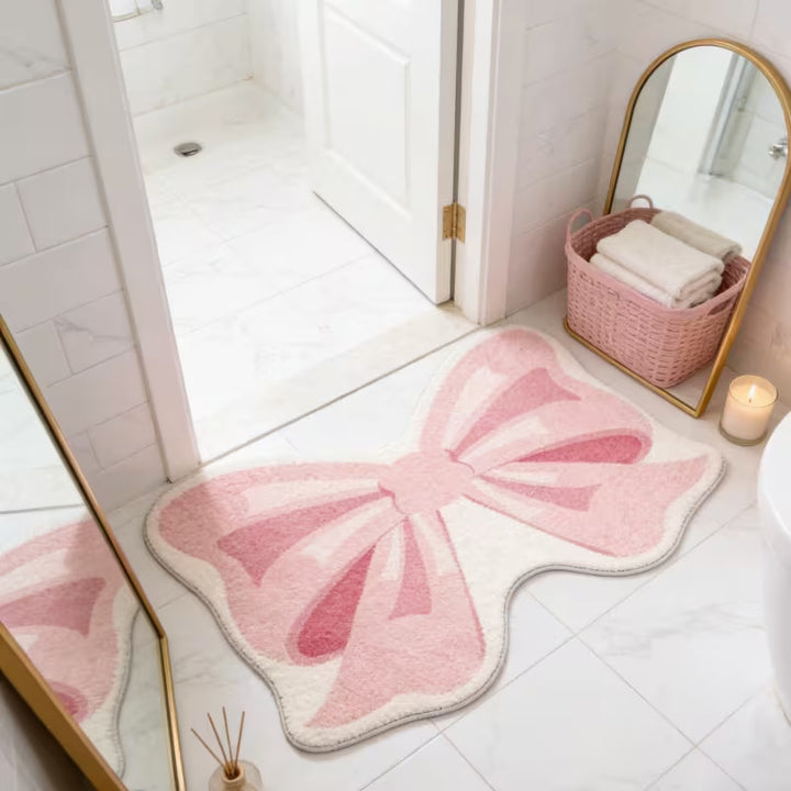 Boogvormige Decoratieve Badmat