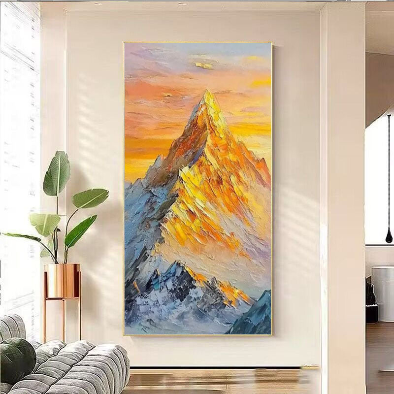 Berglandschap Olieverf Schilderij