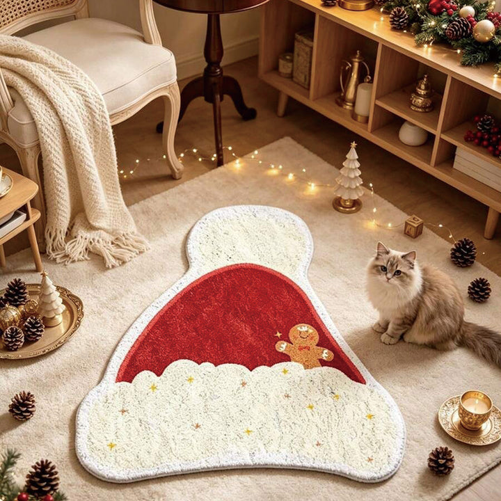 Feestelijk Themed Decoratieve Ronde Vloerkleed