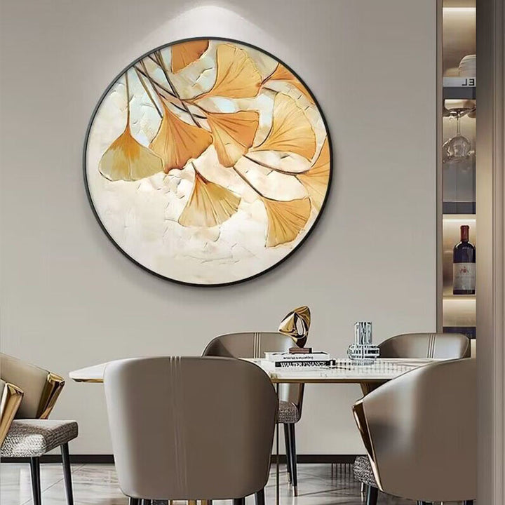 Circulaire Botanische Wanddecoratie