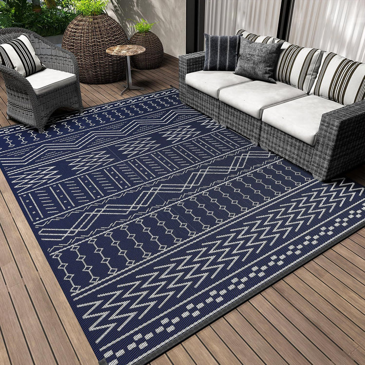 Buiten Streep Patroon Patio Mat